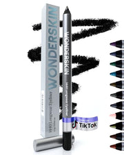 Wonderskin Eyeliner Pencil 1440 Longwear Eyeliner Waterproof & Smudge Proof | Waterproof deep black eyeliner, smudge-proof formula glides on smoothly for precise, long-lasting definition.