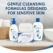 Vanicream Gentle Facial Cleaner, pH-Balanced Face Wash, 8 Fl Oz | Formulated without Common Irritants for Sensitive Skin, Removes Makeup, Dirt and Excess Oils, Non-Comedogenic