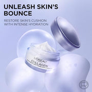 L’Oreal Paris Collagen Daily Face Moisturizer, Anti Aging Face Cream to Reduce Wrinkles and Provide Intense Hydration, 1.7 oz