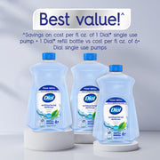 Dial Antibacterial Defense Foaming Hand Soap Refill, Spring Water, 52 Fl Oz | With aloe vera, dermatologist-tested, gentle on skin, free from parabens and SLS and SLES, moisturizing formula