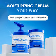 Vanicream Moisturizing Cream, Body & Face Moisturizer, 16 Oz Pump Dispenser | Formulated without Common Irritants for Sensitive Skin, Restores Moisture and Soothes Irritated, Cracked or Itchy Skin