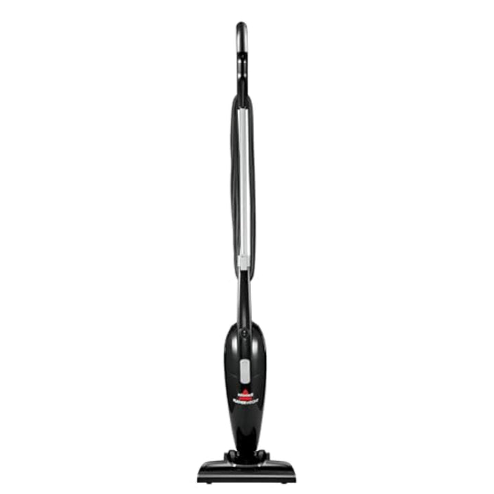 Bissell 2033M Featherweight Stick Lightweight Bagless Vacuum and Electric Broom with Crevice Tool for Hard Floors and Carpets, Black