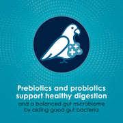 Kaytee Forti-Diet Pro Health Nourish+Protect Parakeet Food, 2 Pounds | Balanced digestion daily. Parakeet seed with superfoods. Prebiotics, probiotics, small bird food