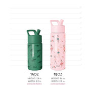 Simple Modern Kids Water Bottle & Toddler Cup | 14oz | Confetti | Insulated Stainless Steel Toddler Water Bottle, Kids Tumbler with Straw | Spill Proof for School, Girls, Boys | Confetti