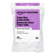 Amazon Essentials Cotton Balls, 200ct, 1-Pack (Previously Amazon Basics)