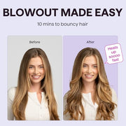 Wavytalk Thermal Brush Blowout Boost 1.5″ Heat Round Brush for Blowout Look