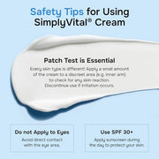 SimplyVital Face Moisturizer Retinol Collagen Hyaluronic Acid Cream 1.7 oz | Anti-Aging, Moisturizer Face Cream for Women & Men, Visibly Firming, Hydrating Neck Care, Day & Night Skin Care, Silky Feel