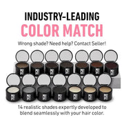 Boldify Hairline Powder, Root Touch Up Hair Color Dark Brown 4g | Instantly Fills Thinning Hair & Sparse Hairlines - Root Cover Up for Gray Hair - Water-Resistant, Sweat-Proof 24-Hour Wear