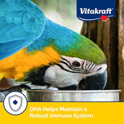 Vitakraft Menu Parrot Food 5 lb. | Nutrient-Rich Seed Blend, Natural Foraging Mix, Daily Diet Formula, Resealable Bag, 5 lb Pack