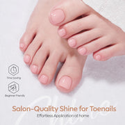 modelones Nail Strengthener and Growth Nail Hardener Pink Nail Polish | Nail Stuff Extra Strong and Growth Nail Repair Damaged Nails Strengthening Polish Ridge Filler for Nails & Toenails 15ML