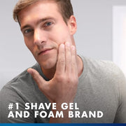 Gillette Series 3X Action Shave Gel, Sensitive Twin Pack, 7 Oz (Pack of 2)