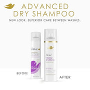 Dove Dry Shampoo Spray, Hair Volume & Fullness, Absorbs Oil, 5 oz (2-Pack) | Refreshes Hair Without Washing, Absorbs Excess Oil, Adds Volume and Fullness, Convenient Two-Pack Dry Shampoo