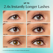Thrive Causemetics Liquid Lash Extensions Mascara, Rich Black Shade | Tubing Formula Lengthens, Volumizes & Curls, Smudge Proof, Washable, No Clumping or Flaking, Vegan, Cruelty Free, Brynn Shade