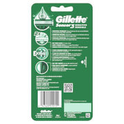 Gillette Sensor3 Sensitive Men's Disposable Razor, 4 Razors
