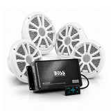 BOSS Audio Systems ASK904B.64 Marine Bluetooth 6.5in Speakers & Amplifier