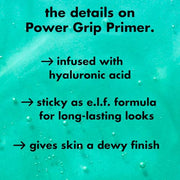 e.l.f. Power Grip Primer, Gripping & Hydrating Gel Primer, 0.811 Fl Oz | Grips Makeup for Long-Lasting Wear & Face Prep, Smooth Base Finish, Lightweight & Moisturizing Formula, Vegan & Cruelty-Free
