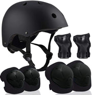 Adjustable Helmet for Ages 5-16 Kids Toddler Boys Girls Youth,Protective Gear with Elbow Knee Wrist Pads for Multi-Sports Skateboarding Bike Riding Scooter Inline skatings Longboard Roller Skate