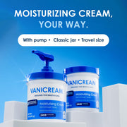 Vanicream Moisturizing Cream, Body & Face Moisturizer, 16 Oz Pump Dispenser | Formulated without Common Irritants for Sensitive Skin, Restores Moisture and Soothes Irritated, Cracked or Itchy Skin