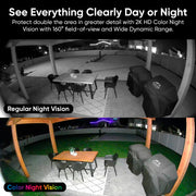 WYZE Bulb Cam - 2K HD Smart Light Bulb Security Camera, E26 Socket | Color Night Vision, 800-Lumen Dimmable LED, 160° Wide View, Motion Detection & Siren, Works with Alexa & Google Assistant