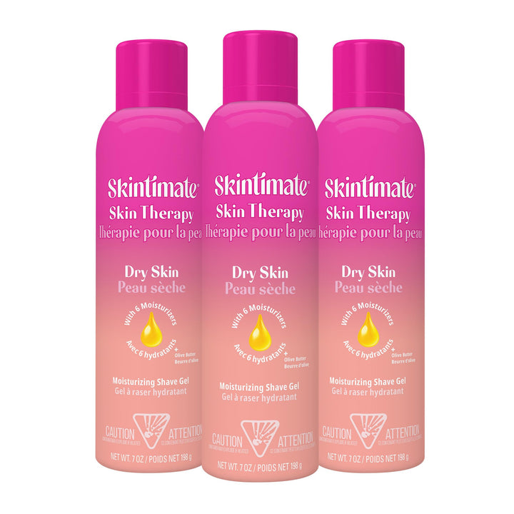 Skintimate Shaving Cream for Women, Shaving Foam, Sensitive Skin Scent, Pack of 3, 7 oz Each