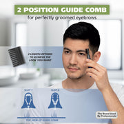 Wahl Micro Groomsman Battery Personal Trimmer for Eyebrows, Nose & Ear | Compact Quick Touch-Up Hair Trimmer For Eyebrows, Neckline, Nose, And Ear Hair With Rinseable Heads – Model 5640-600