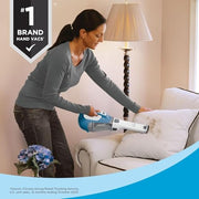 BLACK+DECKER dustbuster AdvancedClean Handheld Vacuum Cordless, Compact Home and Car Vacuum with Crevice Tool, Rotating Nozzle and Charging Station, Large Dust Bowl (CHV1410L)
