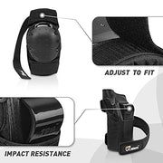 JBM Adult & Kid Skating Protective Gear Set for Beginner to Advanced, Skateboard Helmet Knee and Elbow Pads with Wrist Guards for Inline Roller Skating, Scooter, Skateboarding