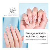 Beetles Builder Gel for Nails, 2 Pcs 8 in 1 Clear Building Gel | for Instant Apex Strengthening & Extension, Beginner Friendly DIY Salon at Home, Gifts for Women, UV & LED Lamp Cured Needed