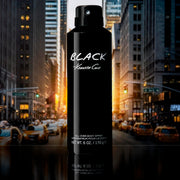 Kenneth Cole Black All Over Body Spray for Men, 6.0 Fl. Oz | Body Spray Cologne for Men, Aromatic Woody Fragrance, Notes of Watermint, Mandarin, Cedar, and Musk, Long-Lasting Cologne