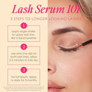 Grande Cosmetics GrandeLASH-MD Lash Enhancing Serum - Peptide & Vitamin Infused Formula for Longer, Thicker, Fuller Looking Lashes - Ophthalmologist Tested, Cruelty-Free, 6 Week Supply (1mL)