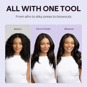 Wavytalk Thermal Brush Blowout Boost 1.5″ Heat Round Brush for Blowout Look