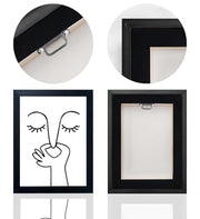 Black and White Bathroom Wall Decor Bad Smell Humorous Wall Art Funny Guest Toilet Picture Print Painting Modern Minimalistic Bathroom Sign