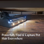 Bissell PowerClean FurFinder 200W Self-Standing Cordless Vacuum, 4052 | Bright headlights; wall mount; removable battery; upholstery tool; self-standing for easy storage