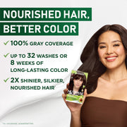 Garnier Nutrisse Ultra Crème Hair Color, 10 Black, 1 Count | Permanent Hair Dye with 100% Gray Coverage, 5-Fruit Oil Nourishing System, Rich, Vibrant Color, Vegan & Cruelty Free