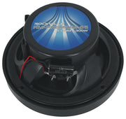 Rockville RM-PREMIUM-65 Black 6.5" 4-Ohm, Marine Boat Speakers Pair | 600W Peak, 150W RMS, 35Hz-20kHz, 93dB Sensitivity, True Coaxial Design, Weather-Resistant Grilles, Mounting Screws