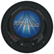 Rockville RM-PREMIUM-65 Black 6.5" 4-Ohm, Marine Boat Speakers Pair | 600W Peak, 150W RMS, 35Hz-20kHz, 93dB Sensitivity, True Coaxial Design, Weather-Resistant Grilles, Mounting Screws