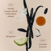 Summer Fridays Sunlit Vanilla Eau de Parfum - Warm Gourmand Vanilla Perfume for Women - Versatile Fragrance With Notes of Caramel + Bergamot - Long-Lasting, Delicate Eau de Parfum - Vegan (10 ml)