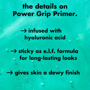 e.l.f. Power Grip Primer, Gripping & Hydrating Gel Primer, 0.811 Fl Oz | Grips Makeup for Long-Lasting Wear & Face Prep, Smooth Base Finish, Lightweight & Moisturizing Formula, Vegan & Cruelty-Free