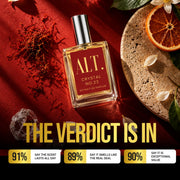 ALT. FRAGRANCES Crystal No. 23 – Inspired by Bac. Roug. 540, Unisex Perfume, Extrait de Parfum, Long Lasting Perfume for Men & Women with Jasmine, Amberwood & Cedar Notes, 60ml