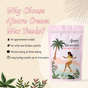 Ajoura 1 lb Refill Hard Wax Beads for Hair Removal, Brazilian Coarse Waxing | Bikini, Face, Eyebrow, Back, Chest, Legs, Armpit, At-Home Waxing Beans for Women Men