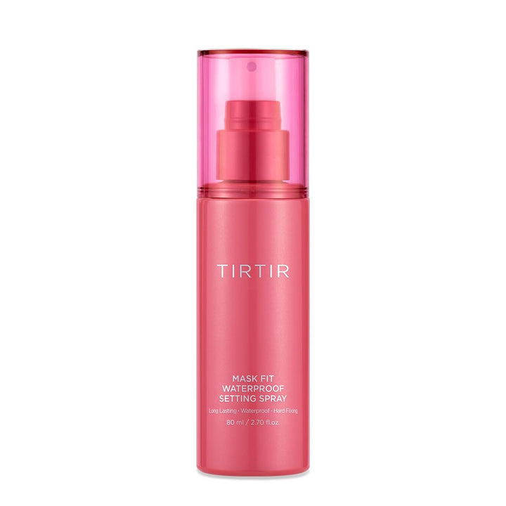 TIRTIR Waterproof Setting Spray – 24 Hour Long Lasting Fix, Sweatproof Water Resistant Makeup Finisher – Ethanol Free, Fragrance Free, Semi Matte Finish for Oily Skin – Korean Makeup Fixer