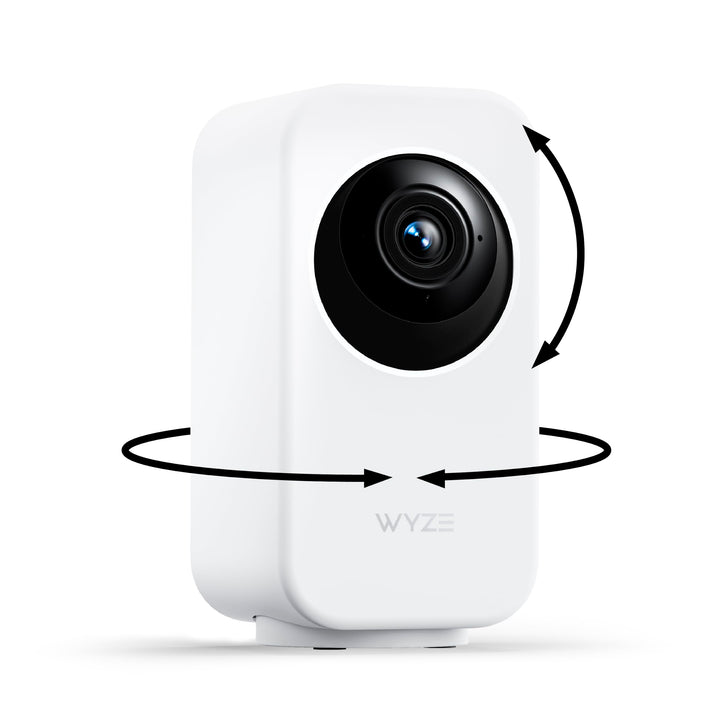 WYZE Indoor Cam Pan, 2K Pan-Tilt Security Camera for Baby/Pet Monitoring | AI Motion Tracking, IR Night Vision, 2-Way Audio, Physical Privacy Mode, Works with Alexa and Google Assistant