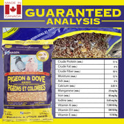 Hagen Pigeon & Dove Seed, Original Formula Bird Food, 6 lb Bag | Nutritionally Complete Seed Mix with Vitamins & Minerals, Wild & Captive Bird Diet, Insect-Resistant Air-Tight Packaging
