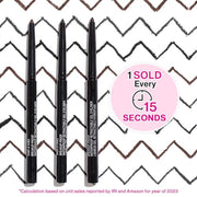 wet n wild Mega Last Breakup Proof Waterproof Retractable Gel Eyeliner - Ultra Pigmented 16-Hour Long Wear, Smudge Proof Satin Finish Formula, Cruelty-Free & Vegan - Charcoal