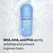 Peach Slices - Smoothing Solution Ingrown Hair Treatment (1.69 oz) - Smooth, Relieve, Soften Skin - 360 Roller - BHA, AHA, PHA, Niacinamide, Licorice - Vegan & Cruelty Free - Korean Skin Care & Beauty