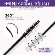 GAQQI Lash Cluster Glue, Waterproof Bond and Seal Lash Glue, Black - 10ml | Strong Hold 3-7days, Latex-free & Formaldehyde-free, Waterproof, For Cluster/ Individual/ Strip Lashes, Easy to Use