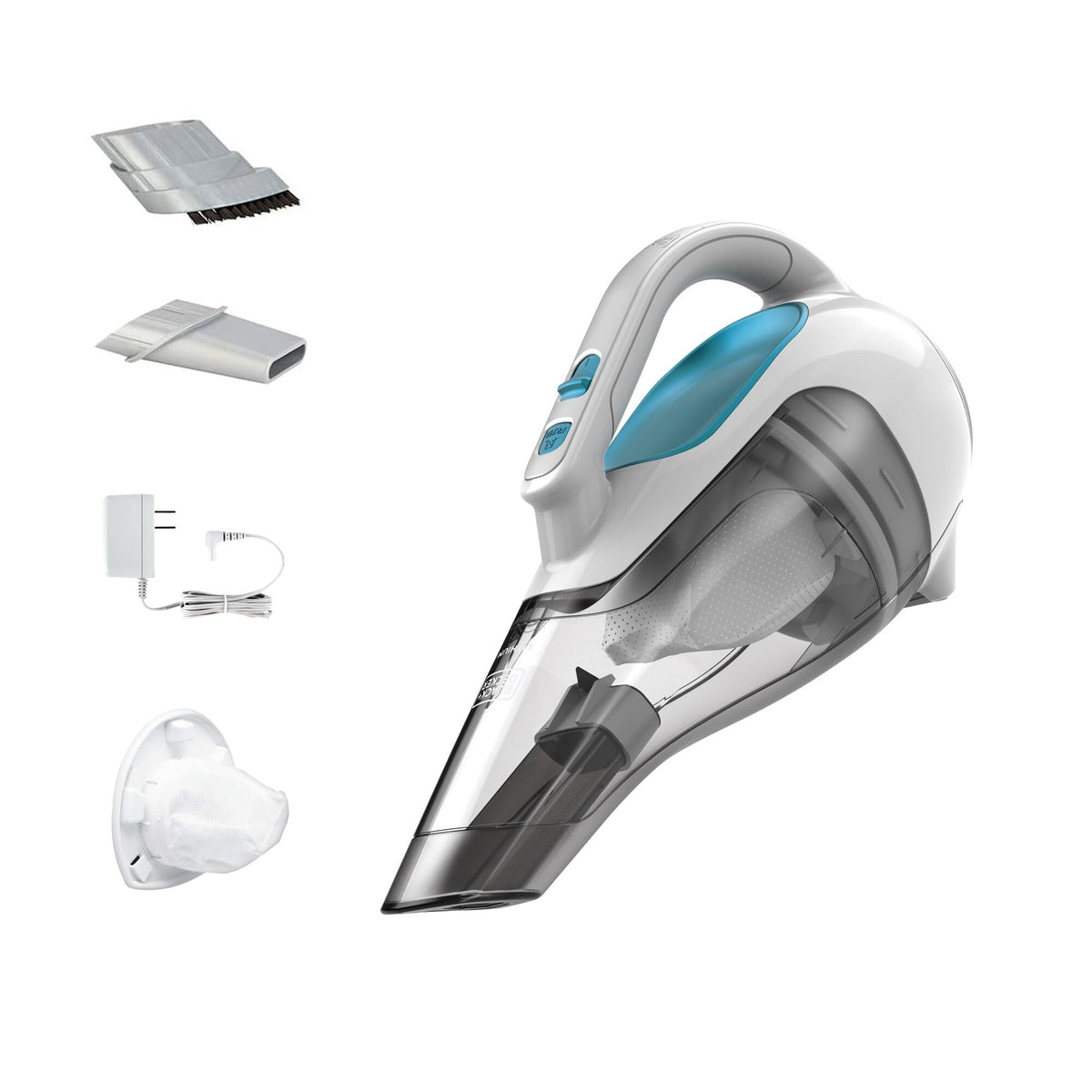 BLACK+DECKER dustbuster Cordless Handheld Vacuum, Portable Vacuum for Car and Home Rechargeable, Powerful Suction, Wide Mouth (HHVI315JO42)