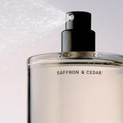 Salt & Stone Hair & Body Mist for Women & Men, Saffron & Cedar 3.4 fl oz | Lightweight Mist, Sweet & Ambery Scented Body Spray, Gender Neutral Fragrance with Glycerin & Red Algae, Vegan, Paraben-Free