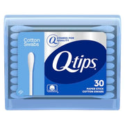 Q-tips Swabs Travel Pack,30 Count, Pack of 1 blue