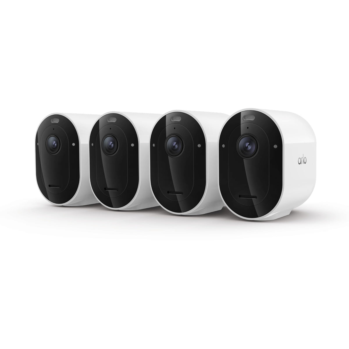 Arlo Pro Wireless Security Camera 2K HDR (6th Gen) - 4-Cam | 2K HDR video; Wireless outdoor; Rechargeable removeable battery; AI detection; Emergency Response; 1-mo Secure plan incl.